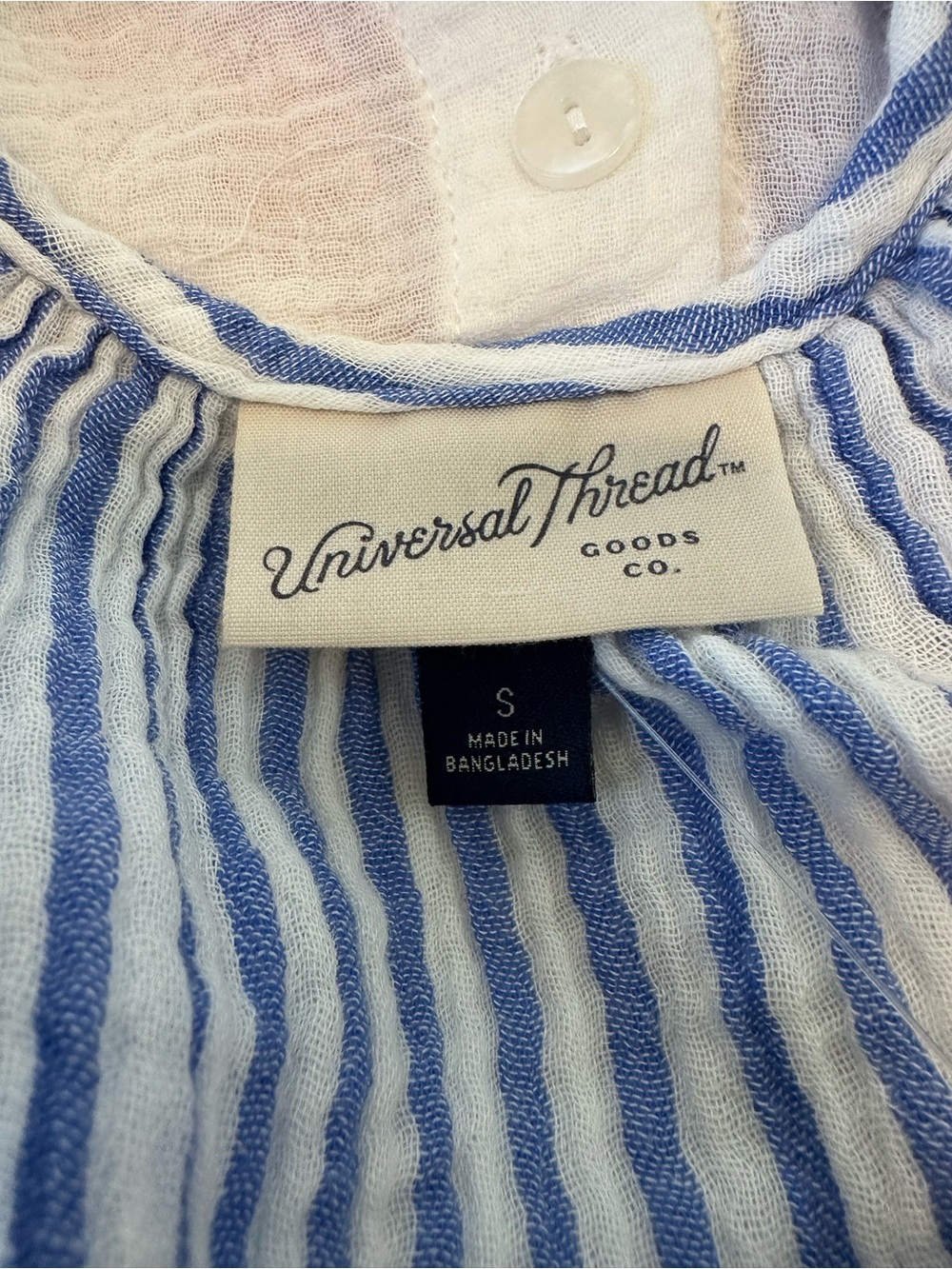 Universal Thread Blue and White Striped Tank Dress - Picture 4 of 5